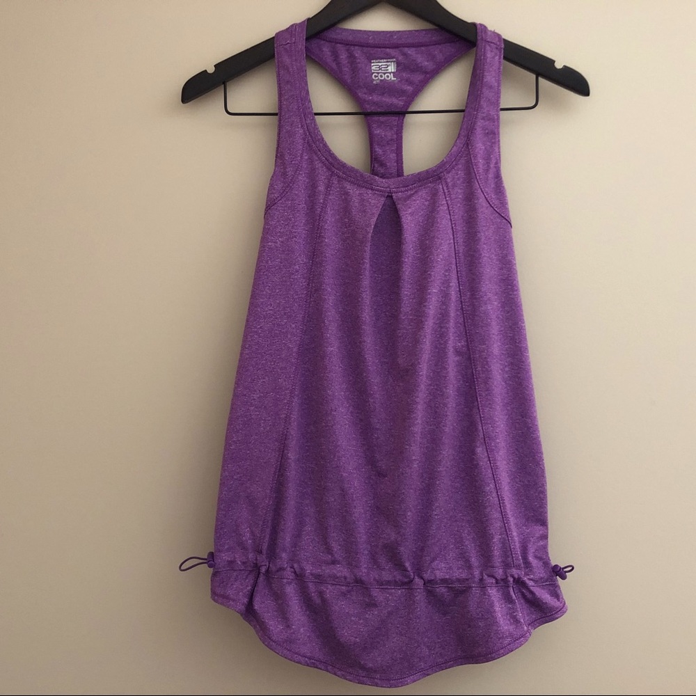5/$25 32 Degrees Purple Cool Moisture Racerback Tank XS